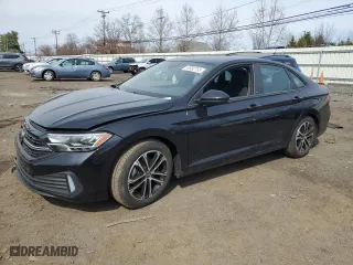 2024 Volkswagen Jetta Sport with VIN 3VWBM7BU8RM045295, listed as a Copart auction lot 50992765 with 11,860 mi miles and Salvage Title. Bid and sale history available at carsss.com. Image 1.