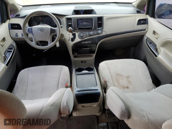 2012 Toyota Sienna LE AAS with VIN 5TDKK3DC7CS240947, listed as a Copart auction lot 55254655 with 145,127 mi miles and Salvage Title. Bid and sale history available at DreamBid. Image 8.