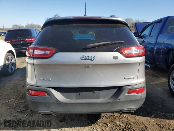 2016 Jeep Cherokee Latitude with VIN 1C4PJMCS1GW310942, listed as a Copart auction lot 48209315 with 153,448 mi miles and Salvage Title. Bid and sale history available at carsss.com. Image 6.