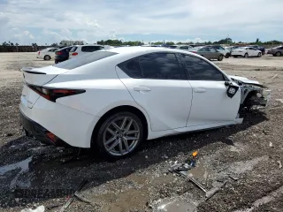2023 Lexus IS with VIN JTHAP1D24P5003318, listed as a Copart auction lot 69824664 with 999,999 mi miles and Salvage Title. Bid and sale history available at carsss.com. Image 3.