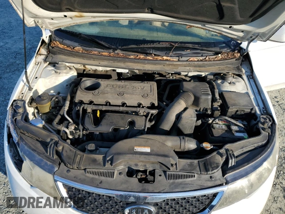 2011 Kia Forte LX with VIN KNAFT4A25B5435866, listed as a Copart auction lot 82820094 with 220,225 mi miles and Salvage Title. Bid and sale history available at carsss.com. Image 12.