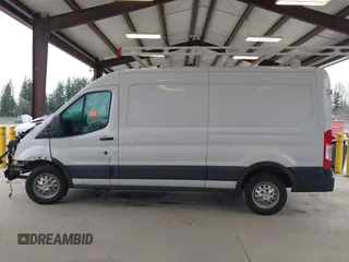 2024 Ford Transit Cargo with VIN 1FTBR2C82RKA94637, listed as a IAAI auction lot 41829528 with 16,901 mi miles and . Bid and sale history available at DreamBid. Image 14.