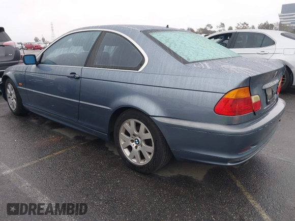 2000 BMW 3 Series 323Ci with VIN WBABM3348YJN80646, listed as a IAAI auction lot 41560077 with 230,422 mi miles and . Bid and sale history available at DreamBid. Image 3.