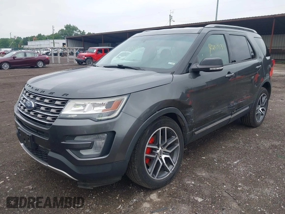 2017 Ford Explorer XLT z VIN 1FM5K8D85HGA57257, wystawiony jako IAAI lot #42439133 z przebiegiem 253 750 mil mil oraz . Historia ofert i sprzedaży dostępna na DreamBid. Obrazek 2.