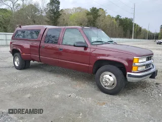 1996 Chevrolet Silverado 3500 z VIN 1GCHC33J4TF013660, wystawiony jako Copart lot #49332785 z przebiegiem 104 424 mil mil oraz Czysty tytuł • Clean title. Historia ofert i sprzedaży dostępna na DreamBid. Obrazek 4.