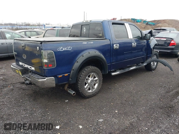 2008 Ford F-150 XLT with VIN 1FTPW14528FB49009, listed as a IAAI auction lot 41795307 with 147,334 mi miles and . Bid and sale history available at DreamBid. Image 4.