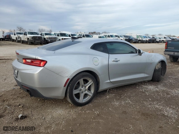 2018 Chevrolet Camaro 1LT with VIN 1G1FB1RX2J0123724, listed as a Copart auction lot 41880635 with 99,782 mi miles and Salvage Title. Bid and sale history available at carsss.com. Image 3.