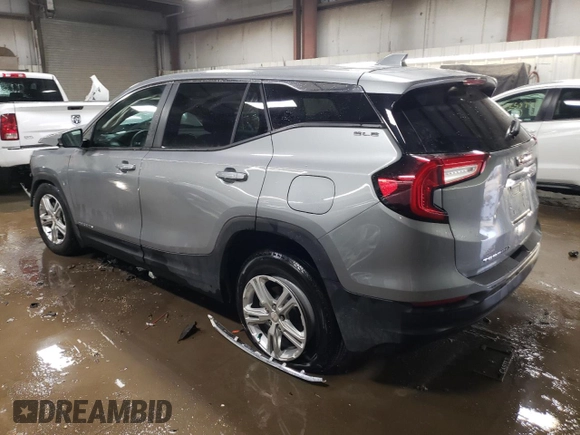 2024 GMC Terrain SLE with VIN 3GKALMEG7RL250879, listed as a Copart auction lot 50775945 with 14,503 mi miles and Salvage title. Bid and sale history available at DreamBid. Image 2.