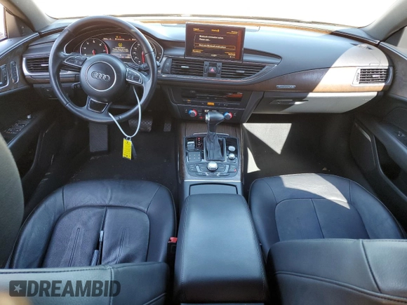 2015 Audi A7 Premium Plus with VIN WAUWGAFC1FN029061, listed as a Copart auction lot 88324805 with 91,038 mi miles and Salvage title. Bid and sale history available at DreamBid. Image 8.