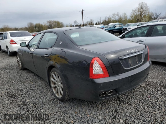 2011 Maserati Quattroporte S z VIN ZAM39JKA2B0055322, wystawiony jako Copart lot #51386055 z przebiegiem 78 818 mil mil oraz Czysty tytuł • Clean title. Historia ofert i sprzedaży dostępna na DreamBid. Obrazek 2.
