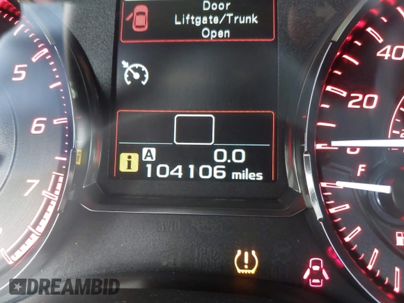 2016 Subaru WRX with VIN JF1VA1B65G9822492, listed as a IAAI auction lot 41500705 with 104,106 mi miles. Bid and sale history available at carsss.com. Image 15.