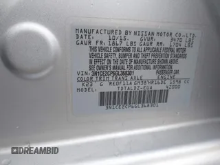 2016 Nissan Note S with VIN 3N1CE2CP6GL368301, listed as a IAAI auction lot 41683958 with 52,493 mi miles and . Bid and sale history available at DreamBid. Image 9.