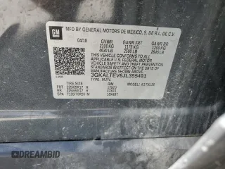 2018 GMC Terrain SLE z VIN 3GKALTEV6JL355491, wystawiony jako Copart lot #72639404 z przebiegiem 158 642 mil mil oraz Szkody całkowita. Historia ofert i sprzedaży dostępna na DreamBid. Obrazek 13.