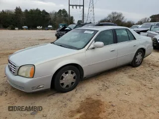 2005 Cadillac DeVille with VIN 1G6KD54Y55U217489, listed as a Copart auction lot 48233255 with 105,468 mi miles and Salvage Title. Bid and sale history available at carsss.com. Image 1.
