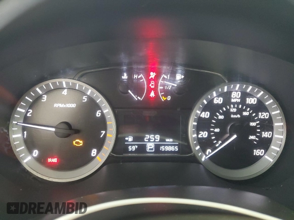 2015 Nissan Sentra SR with VIN 3N1AB7APXFY261253, listed as a Copart auction lot 55495525 with 159,865 mi miles and Clean Title. Bid and sale history available at DreamBid. Image 9.