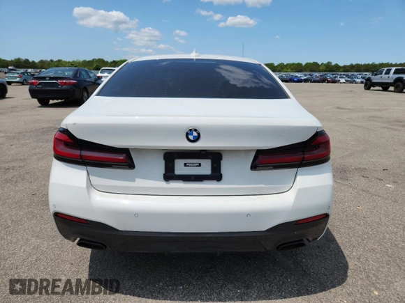 2022 BMW 5 Series 540i xDrive with VIN WBA73BJ06NWX52108, listed as a Copart auction lot 58770025 with 29,719 mi miles and Salvage title. Bid and sale history available at DreamBid. Image 6.