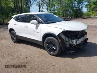 2021 Chevrolet Blazer LT with VIN 3GNKBBRA4MS504373, listed as a IAAI auction lot 42123162 with 82,721 mi miles and . Bid and sale history available at DreamBid. Image 1.