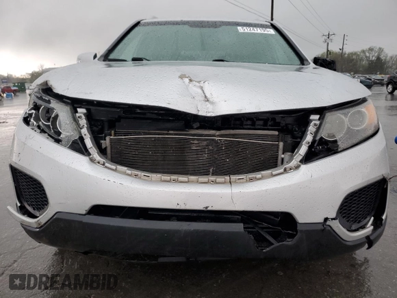 2011 Kia Sorento LX with VIN 5XYKTDA23BG046183, listed as a Copart auction lot 51247195 with 114,497 mi miles and Salvage Title. Bid and sale history available at carsss.com. Image 5.