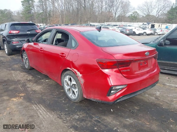 2020 Kia Forte LXS with VIN 3KPF24AD2LE252227, listed as a IAAI auction lot 41555563 with 78,201 mi miles. Bid and sale history available at carsss.com. Image 3.
