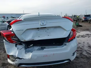 2019 Honda Civic Sedan EX-L with VIN 19XFC1F70KE018732, listed as a IAAI auction lot 41218403 with 35,280 mi miles. Bid and sale history available at carsss.com. Image 15.
