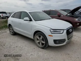 2015 Audi Q3 Prestige with VIN WA1FFCFS5FR013568, listed as a Copart auction lot 75421484 with Not provided miles and Salvage title. Bid and sale history available at DreamBid. Image 4.