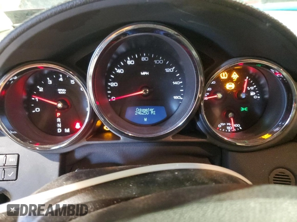 2011 Cadillac CTS Premium with VIN 1G6DS5ED7B0129542, listed as a Copart auction lot 45276055 with 246,250 mi miles and Salvage Title. Bid and sale history available at carsss.com. Image 9.