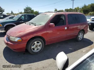 1999 Nissan Quest GXE with VIN 4N2XN11T1XD821204, listed as a Copart auction lot 69671334 with 171,887 mi miles and Salvage Title. Bid and sale history available at carsss.com. Image 1.