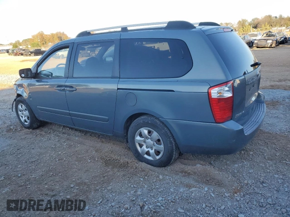 2008 Kia Sedona EX with VIN KNDMB233886214336, listed as a Copart auction lot 81980824 with 166,499 mi miles and Salvage Title. Bid and sale history available at carsss.com. Image 2.