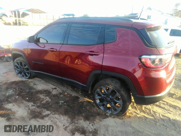 2021 Jeep Compass 80th Anniversary with VIN 3C4NJDEB2MT595656, listed as a IAAI auction lot 41874360 with 76,296 mi miles and . Bid and sale history available at DreamBid. Image 3.