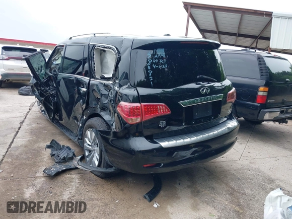 2016 Infiniti QX80 with VIN JN8AZ2NF7G9611298, listed as a IAAI auction lot 42133355 with Not provided miles and . Bid and sale history available at DreamBid. Image 3.