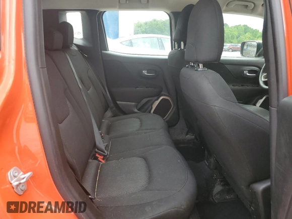 2017 Jeep Renegade Sport with VIN ZACCJBAB4HPE54733, listed as a Copart auction lot 61363555 with 199,315 mi miles and Salvage title. Bid and sale history available at DreamBid. Image 10.