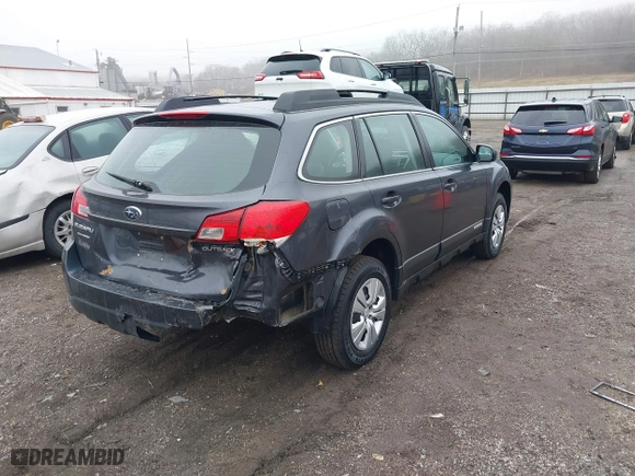2010 Subaru Outback with VIN 4S4BRCAC1A3374122, listed as a IAAI auction lot 41190853 with 118,207 mi miles. Bid and sale history available at carsss.com. Image 4.
