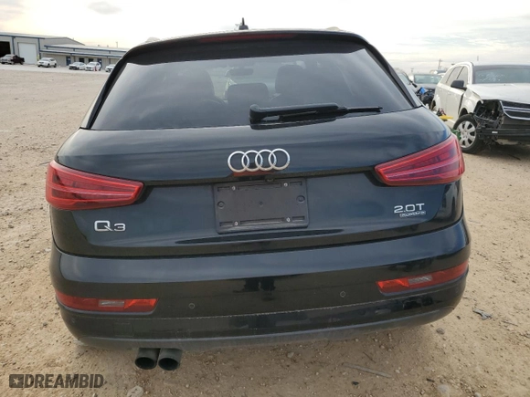 2018 Audi Q3 Premium with VIN WA1ECCFS7JR015898, listed as a Copart auction lot 46858015 with 52,829 mi miles and Salvage Title. Bid and sale history available at carsss.com. Image 6.