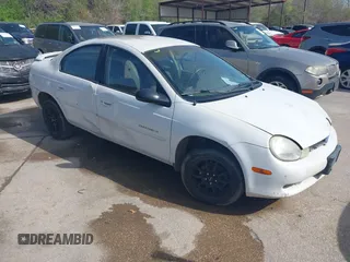 2000 Dodge Neon Highline with VIN 1B3ES46C7YD867085, listed as a IAAI auction lot 41872411 with 190,734 mi miles. Bid and sale history available at carsss.com. Image 1.