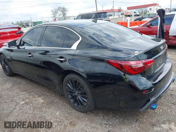 2018 Infiniti Q50 3.0t LUXE with VIN JN1EV7AP1JM355638, listed as a IAAI auction lot 41954052 with 66,663 mi miles. Bid and sale history available at carsss.com. Image 15.