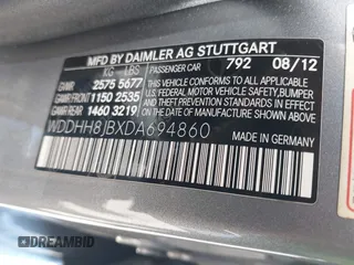 2013 Mercedes-Benz E 350 Luxury with VIN WDDHH8JBXDA694860, listed as a IAAI auction lot 42768409 with 90,220 mi miles and . Bid and sale history available at DreamBid. Image 9.