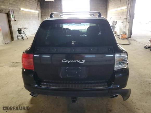 2004 Porsche Cayenne S with VIN WP1AB29P94LA61229, listed as a Copart auction lot 49205395 with 0 mi miles and Salvage Title. Bid and sale history available at carsss.com. Image 6.