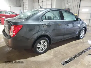 2014 Chevrolet Sonic LT with VIN 1G1JC5SH4E4239958, listed as a Copart auction lot 46082295 with 128,275 mi miles and Salvage Title. Bid and sale history available at DreamBid. Image 3.