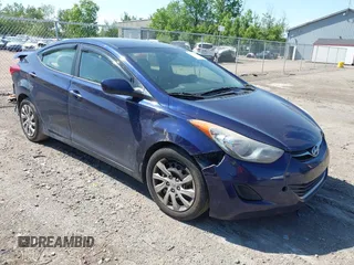 2013 Hyundai Elantra GLS z VIN 5NPDH4AE0DH229430, wystawiony jako IAAI lot #42270443 z przebiegiem 199 322 mil mil oraz . Historia ofert i sprzedaży dostępna na DreamBid. Obrazek 1.
