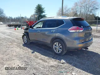 2016 Nissan Rogue SV with VIN KNMAT2MT4GP687643, listed as a IAAI auction lot 41762635 with 98,771 mi miles and . Bid and sale history available at DreamBid. Image 3.