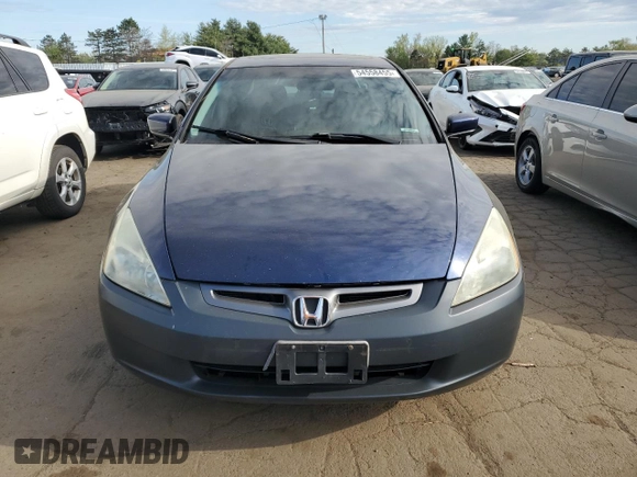 2005 Honda Accord EX with VIN 1HGCM56735A007014, listed as a Copart auction lot 54558455 with 237,511 mi miles and Salvage Title. Bid and sale history available at DreamBid. Image 5.