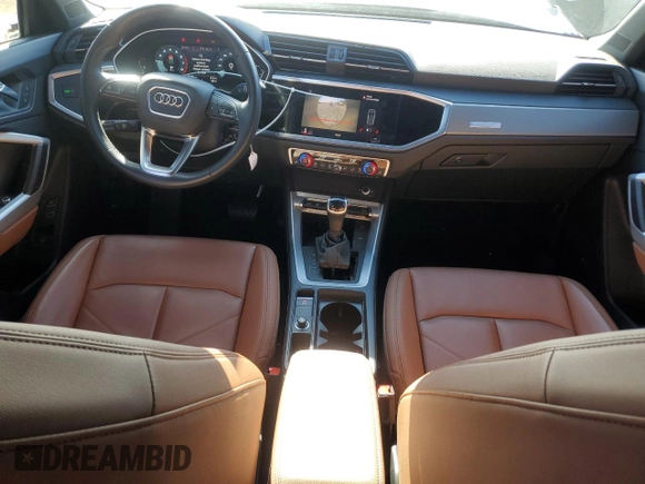2022 Audi Q3 Premium Plus with VIN WA1BUCF36N1127685, listed as a Copart auction lot 42190355 with 45,862 mi miles and Salvage title. Bid and sale history available at DreamBid. Image 8.