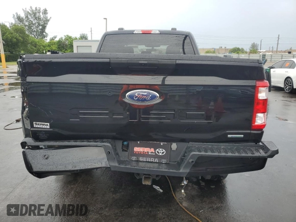 2023 Ford F-150 XL with VIN 1FTEX1CP4PKD57678, listed as a Copart auction lot 63735995 with 21,554 mi miles and Clean title. Bid and sale history available at DreamBid. Image 6.