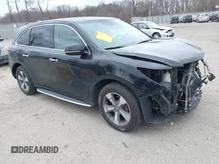 2016 Acura MDX with VIN 5FRYD4H28GB041510, listed as a IAAI auction lot 41724785 with 170,605 mi miles and . Bid and sale history available at carsss.com. Image 1.