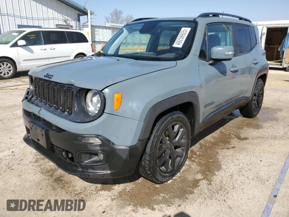 2018 Jeep Renegade Altitude with VIN ZACCJABB5JPH81978, listed as a Copart auction lot 49258925 with 213,508 mi miles and Salvage Title. Bid and sale history available at DreamBid. Image 1.