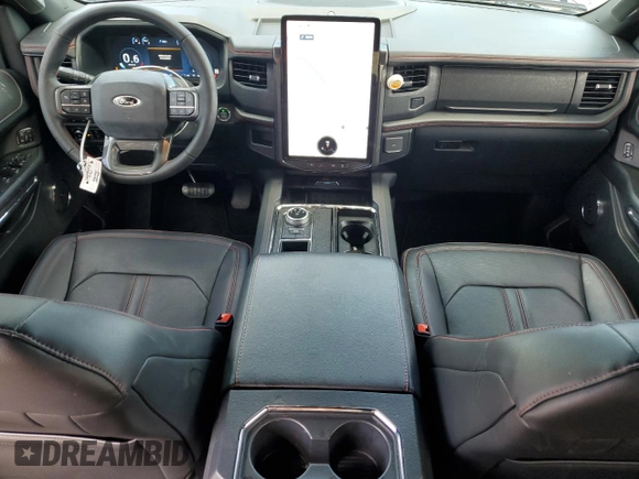 2024 Ford Expedition Max Limited с VIN 1FMJK1K81REA79570, выставлен на аукционе Copart как лот 57052925 с пробегом 11 381 миль миль и Списание • Salvage title. История ставок и продаж доступна на DreamBid. Изображение 8.