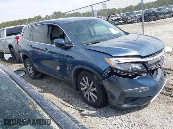 2020 Honda Pilot EX z VIN 5FNYF6H39LB024192, wystawiony jako IAAI lot #41787496 z przebiegiem 72 188 mil mil oraz . Historia ofert i sprzedaży dostępna na DreamBid. Obrazek 1.