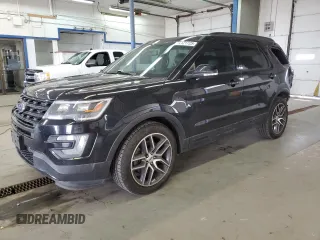 2016 Ford Explorer Sport with VIN 1FM5K8GT3GGD14074, listed as a Copart auction lot 52121725 with 85,138 mi miles and Salvage Title. Bid and sale history available at carsss.com. Image 1.