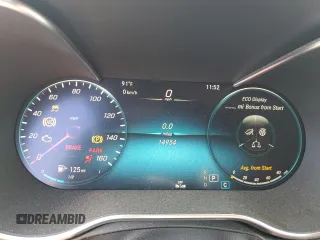 2023 Mercedes-Benz C 300 with VIN W1KWJ8DB8PG119472, listed as a Copart auction lot 69999694 with 14,954 mi miles and Salvage Title. Bid and sale history available at DreamBid. Image 9.