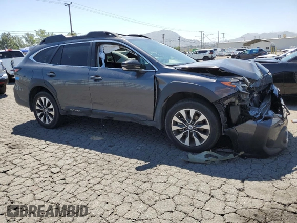 2023 Subaru Outback Limited with VIN 4S4BTANC3P3129038, listed as a Copart auction lot 55678245 with 28,950 mi miles and Salvage title. Bid and sale history available at DreamBid. Image 4.